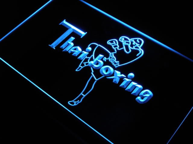 Thai Boxing Logo LED Light Sign